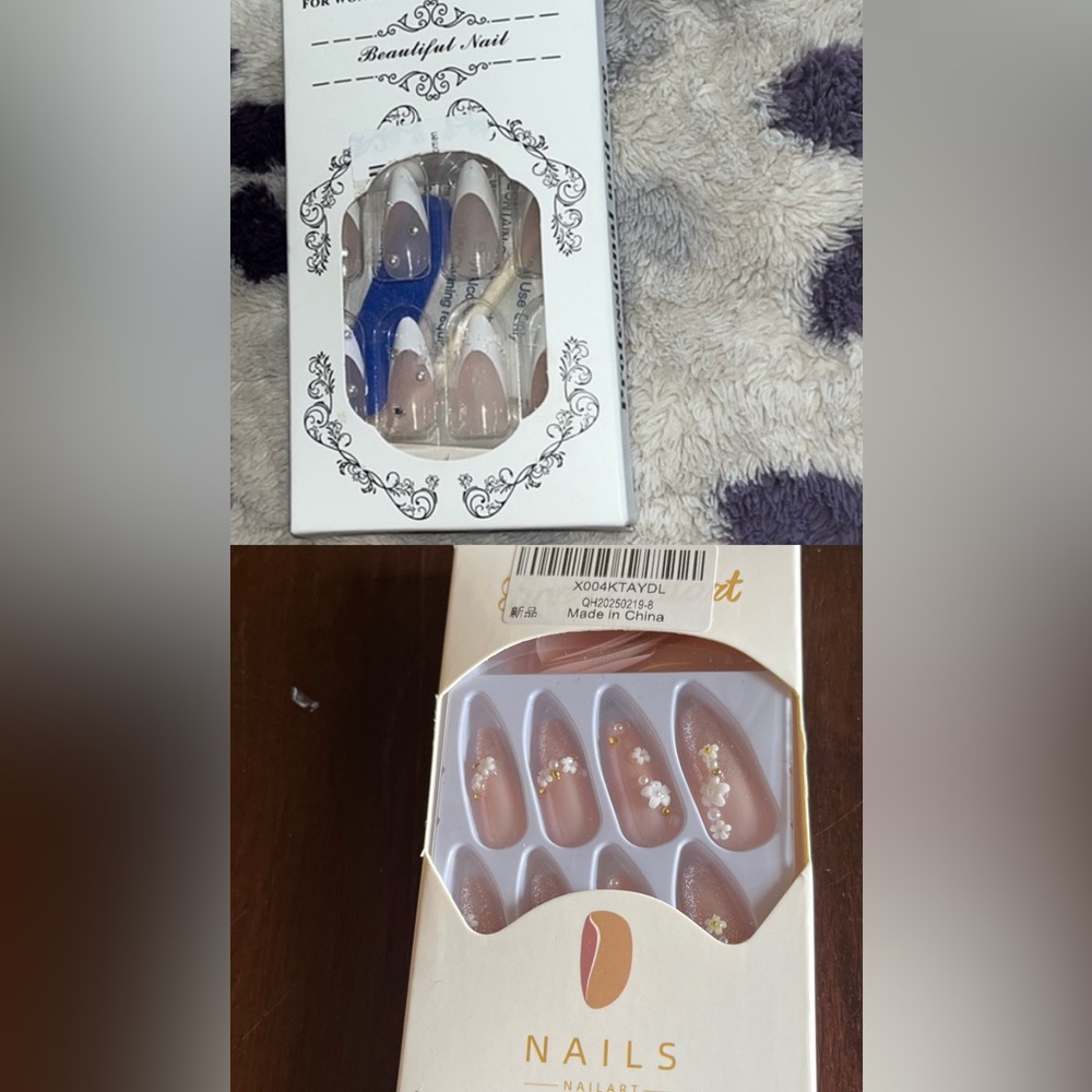 2 sets of press on nails